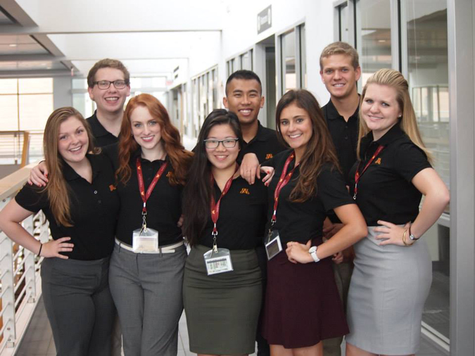 This past year's GopherLeaders for the GopherBusiness summer camp.