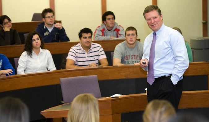 Inside an undergraduate class at Ohio State University