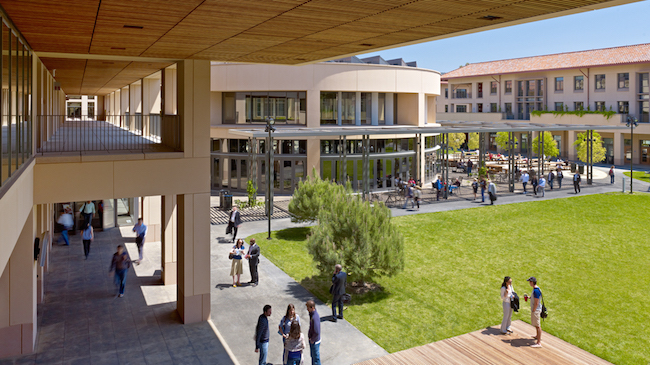 Stanford University's Graduate School of Business campus