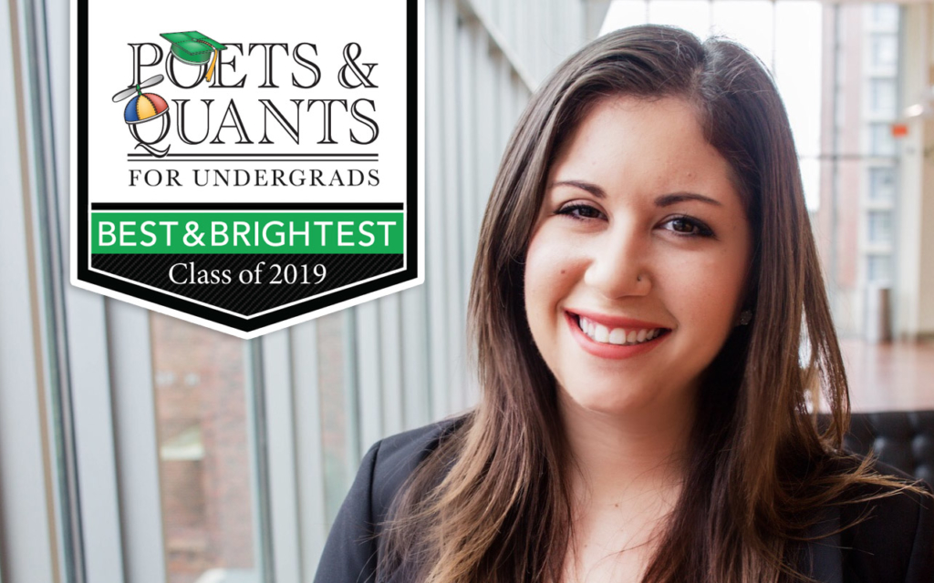 Poets&Quants For Undergrads - 2019 Best & Brightest: Andrea Goldstein ...