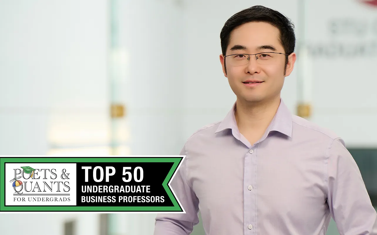 Poets&Quants For Undergrads – 2025 Best Undergraduate Business Professors: Wei Wang, Asper School of Business at University of Manitoba
